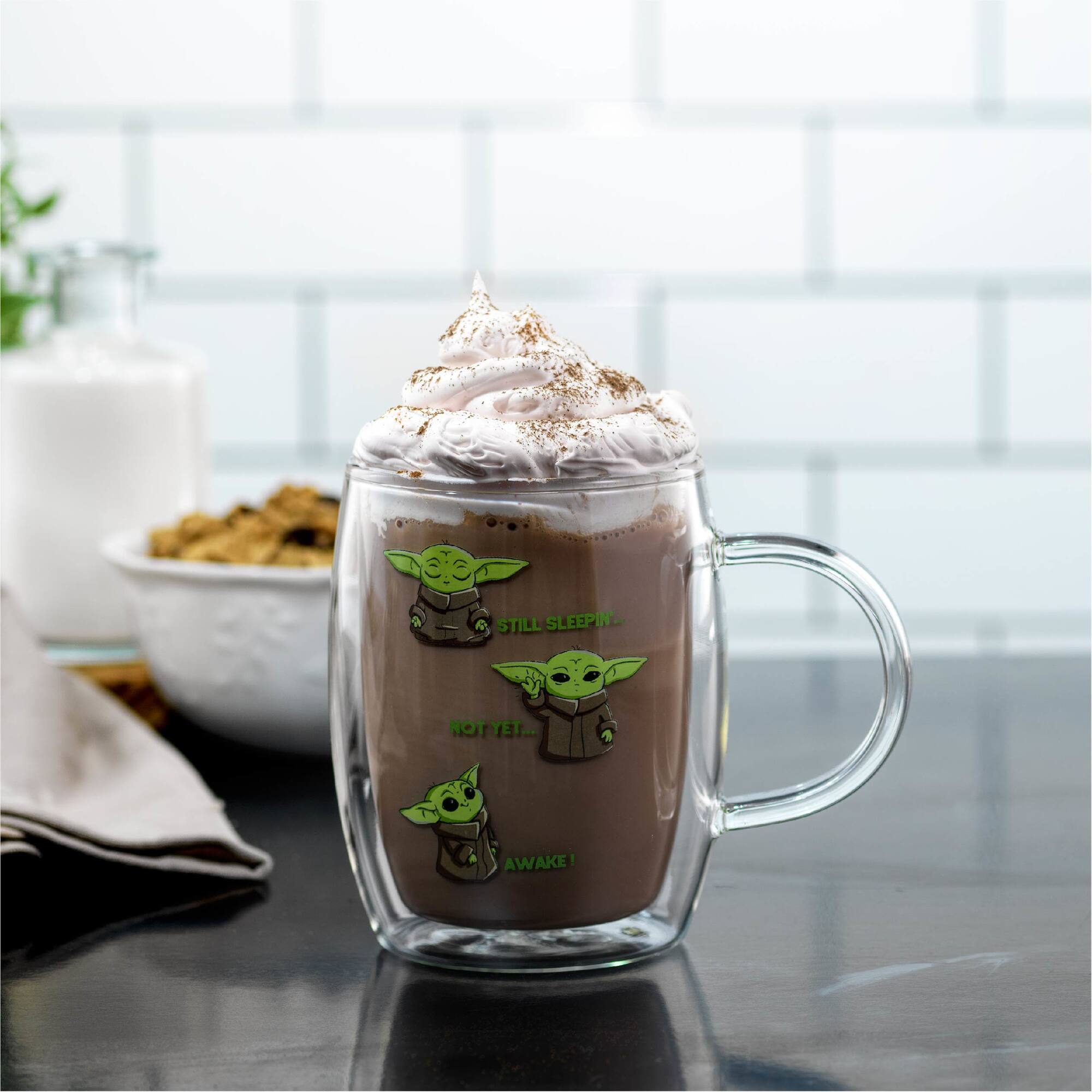 JoyJolt® Star Wars™ The Mandalorian™ 13.5oz. Double Wall Mugs, 2ct.
